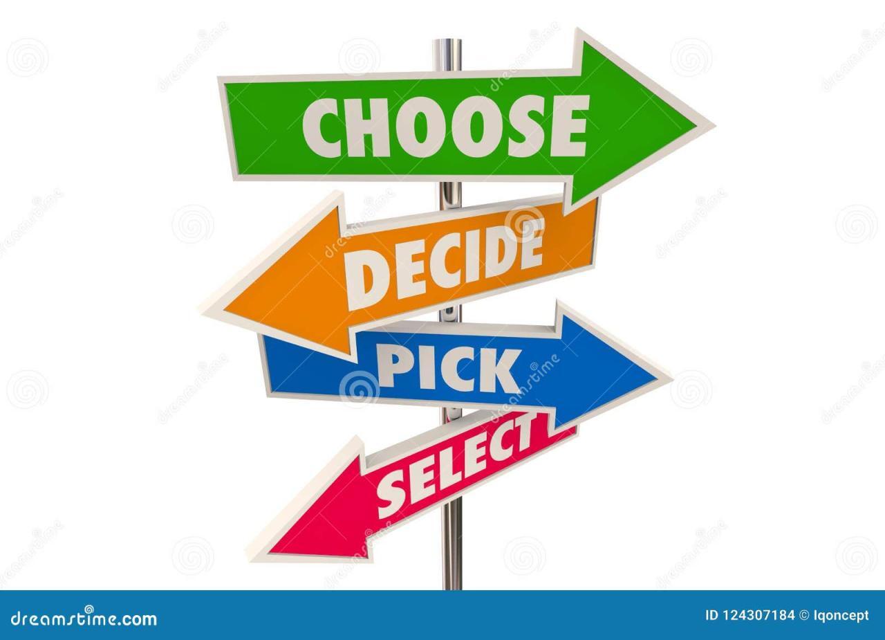 Choose, Decide, Vote. The Check Mark In The Form Of A Puzzle Stock ...