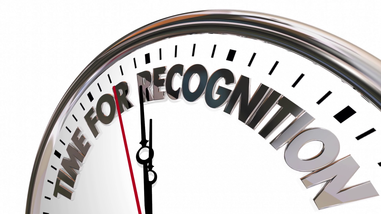 Time Recognition Appreciation Thank Clock 3 Stock Motion Graphics SBV ...